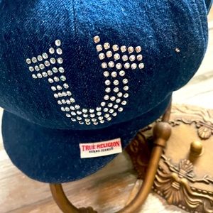 Derby style denim hat , new w/tags true religion brand